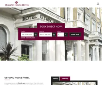 Olympichousehotel.co.uk(Olympic House Hotel) Screenshot