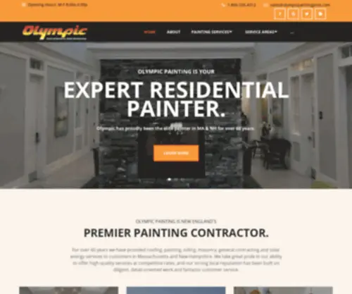 OlympicPaintingpros.com(Painting Company Boston & Near Me) Screenshot