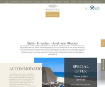 OlympicPalacehotel.com(Stay in Olympic Palace Hotel Ixia) Screenshot