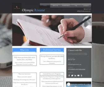 Olympicresume.com(Resume Writing) Screenshot