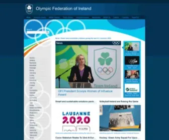 Olympics.ie(The Olympic Council of Ireland was formed in 1922 and) Screenshot