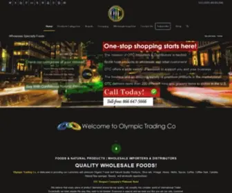 Olympictrading.co(Home Wholesale Foods & Natural Products) Screenshot