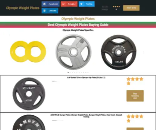 Olympicweightplates.shop(Olympic Weight Plates Buying Guide) Screenshot