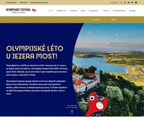 Olympijskyfestival.cz(Olympijský) Screenshot