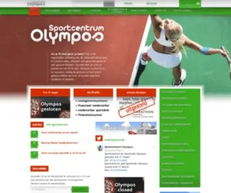 Olympos.nl(Sportcentrum Olympos) Screenshot