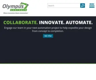 Olympus-Controls.com(Olympus Controls) Screenshot