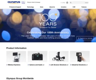 Olympus-Global.com(Olympus Global) Screenshot