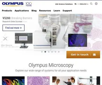 Olympus-Lifescience.com(Life Science Solutions) Screenshot