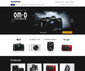 Olympus.com.au(Olympus Australia Pty Ltd) Screenshot