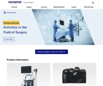 Olympus.com.sg(This Website) Screenshot