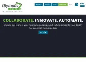 Olympuscontrols.com(Olympus Controls) Screenshot