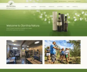 Olynthia.com(OLYNTHIA Natura) Screenshot