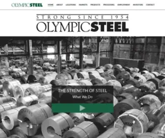 Olysteel.com(Olympic Steel) Screenshot