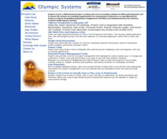 Olysystems.com(Project Cost) Screenshot
