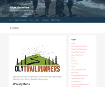 Olytrailrunners.com(Oly Trail Runners) Screenshot