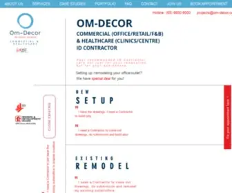 OM-Decor.com(Commercial Renovation Contractor) Screenshot