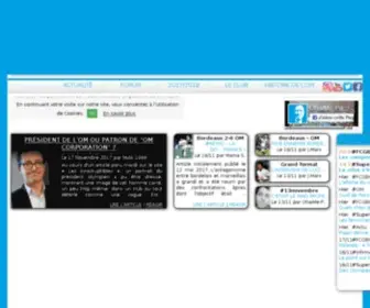 OM-Passion.com(L'actualité de l'OM pour les supporters de l'Olympique de Marseille) Screenshot