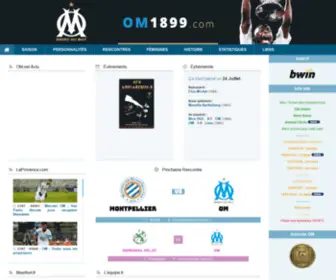 OM1899.com(OM1899 tout sur l'OM) Screenshot