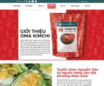 Oma-Kimchi.com(Medicinal Food) Screenshot