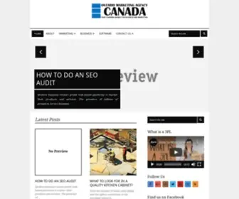Omaccanada.ca(Ontario Marketing Agency Canada) Screenshot