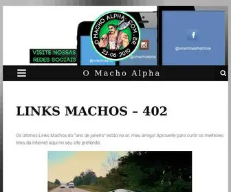 Omachoalpha.com.br(O Macho Alpha) Screenshot