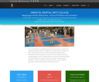OmacWorld.com(The Oriental Marts Arts College of Central Ohio) Screenshot