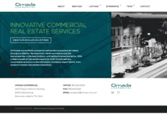 Omada-Cre.com(Omada Commercial Real Estate Edmonton) Screenshot