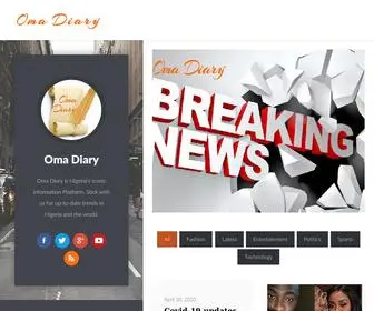 Omadiary.com(Oma Diary) Screenshot