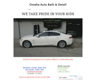 Omahaautobath.com(Omaha Auto Bath & Detail) Screenshot