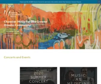 Omahachambermusic.org(Omaha Chamber Music Society) Screenshot