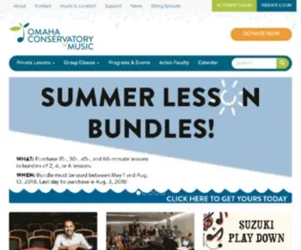 Omahacm.org(Omaha Conservatory of Music) Screenshot