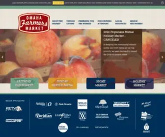 Omahafarmersmarket.com(Omaha Farmers Market) Screenshot