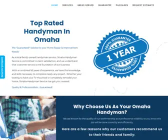 Omahahandymanservice.com(Omaha Handyman Service) Screenshot