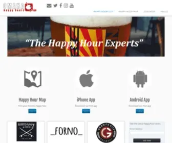 Omahahappyhours.com(The Happy Hour Experts) Screenshot