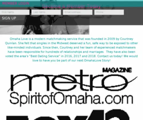 Omahalove.com(Omaha Singles Matchmaker) Screenshot