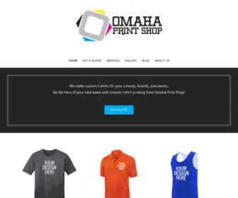 Omahaprintshop.com(Omaha Print Shop) Screenshot