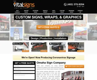 Omahasigncompany.net(#1 Sign Company Omaha) Screenshot