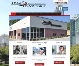 Omahatransmissioninc.com(Omaha Transmission) Screenshot