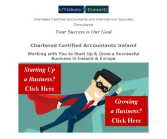 Omahonydonnelly.ie(Accountants Ireland Cork Dublin) Screenshot