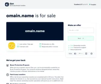 Omain.name(Omain name) Screenshot