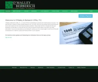 OmalleycPas.com(O'Malley & Berberich CPAs P.C) Screenshot