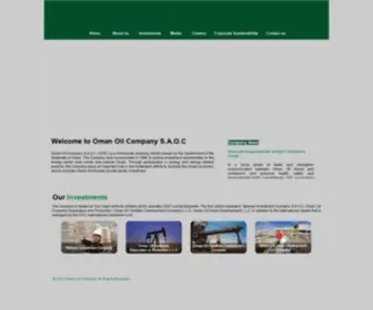 Oman-OIL.com(Oman Oil Company S.A.O.C) Screenshot
