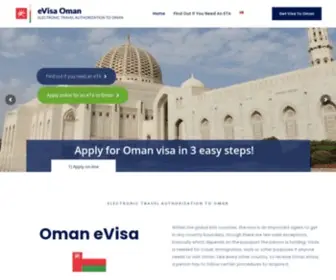 Omanair.aero(Apply for Oman Visa Online) Screenshot