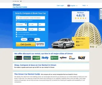 Omancar.net(Oman Car Rental from €19) Screenshot