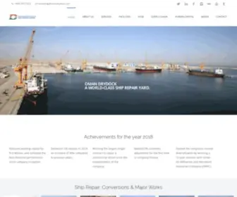 Omandrydock.com(Oman Drydock Company) Screenshot