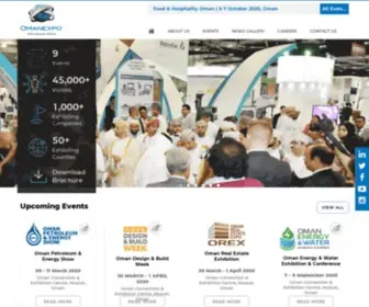 Omanexpo.com(Trade Show) Screenshot