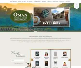 Omanfh.com(Oman Funeral Home & Crematory) Screenshot