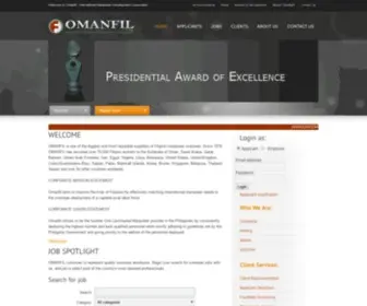 Omanfil.com(International Manpower Development Corporation) Screenshot