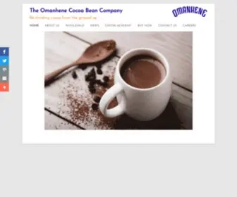 Omanhene.com(Omahene Cocoa Bean Company) Screenshot