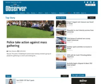 Omanobserver.com(Oman Observer) Screenshot